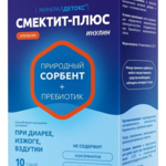 Минералдетокс смектит-плюс инулин вкус Апельсин (порошок для приготовления суспензии для приема внутрь 4.24 г саше №10) Фармакор Продакшн ООО - Россия