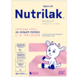Нутрилак Премиум 2 Nutrilak Premium 2 Смесь молочная сухая адаптированная на основе козьего молока последующая с 6 мес. (600 г) Инфаприм ЗАО - Россия