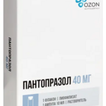 Пантопразол (лиофилизат для приг. р-ра для внутривенного введения 40 мг № 1 фл. компл. с растворителем (ампулы) 10 мл) Озон Фарм ООО Россия