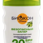 Биокон солнце Спрей Безопасный Загар солнцезащитный 3в1 SPF30 (160 мл) Биокон Плюс НПО ООО-Россия