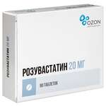 Розувастатин (табл. п. плен. о. 20 мг № 90) Атолл ООО Россия Озон ООО г. Жигулевск Россия