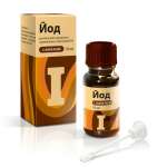 Йод  (раствор для наружного применения [спиртовой] 5 % 10 мл флакон с крышкой-лопаткой) Реневал (Renewal) Обновление ПФК АО г. Новосибирск Россия