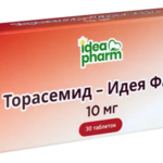 Торасемид-Идея Фарм (таблетки 10 мг № 30) Фармакор продакшн ООО г. Санкт-Петербург Россия
