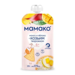 Мамако Пюре Яблоко и Манго с козьим творожком 6+ мес. (120 г. уп. дой-пак) Фруктис ООО - Россия