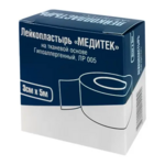 Лейкопластырь Медитек на тканевой основе ЛР 005 (3х500 см) Медитек М ООО-Россия