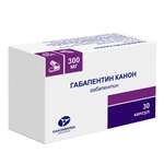 Габапентин Канон (капсулы 300 мг № 30) Канонфарма продакшн ЗАО, Московская обл., Щелково Россия