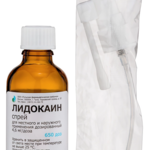 Лидокаин (спрей для местного и наружного применения дозированный 4.6 мг/доза 38 г (650 доз) фл. с насадкой-распылителем (1)) Тульская фармацевтическая фабрика ООО Россия