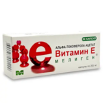 Витамин Е (Альфа-токоферола ацетат) (БАД) (капсулы 200 мг №30) Мелиген ЗАО ФП (п. Щеглово Ленинградская обл.) - Россия