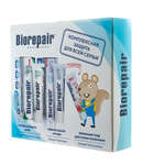 БиоРепейр Кидс Biorepair Kids Набор зубных паст Семейный с Кидс Земляника (1 шт.) Косвелл СПА (COSWELL SPA) - Италия