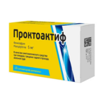 Проктоактиф (суппозитории ректальные 5 мг № 10) АВВА РУС АО [г. Киров] Россия