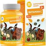 Мармеладные мишки Витамин С 3+ (пастилки жевательные 2,5 г N60) ВТФ ООО - Россия