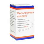 Вальпроевая кислота (табл. пролонг. высвоб. п. пл. о. 300 мг № 100) АВВА РУС АО [г. Киров] Россия