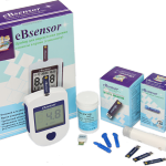 Тест-полоски для определения уровня глюкозы в крови eBsensor (еБсенсор) (№50 + глюкометр) VISGENEER INC -Тайвань