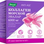 Коллаген морской 6000 мг Anti-age (порошок 6,0 г пакет №20) Эвалар ЗАО - Россия