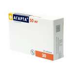 Агарта (таблетки 50 мг № 30) Гедеон Рихтер ОАО Венгрия Гедеон Рихтер Румыния А.О. Румыния