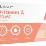 Ретинола пальмитат (Витамин А) 0.5 мг (БАД) (капсулы 260 мг  №30) Liksivum Мирролла ООО - Россия