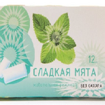 Резинка жевательная Сладкая мята без сахара (12 шт.) СТМ Планета Здоровья Гуслица ООО - Россия
