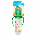 Пупсики Бутылочка классическая с ручками с силиконовой соской (250 мл) Компания К ООО-Россия