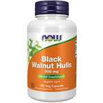 Now Ноу Скорлупа черного ореха Black Walnut Hulls 500 мг (капсулы 606 мг N100) Now Foods Нaу Фудс - США