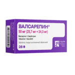 Валсарепин (табл. п. плен. о. 50 мг (25.7 мг+24.3 мг) № 28) Р-Фарм АО Россия
