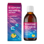 Магний+В6 раствор для взрослых и детей вкус Лимона (жидкость 250 мл) Магнит Аптека Фармгрупп ООО - Россия