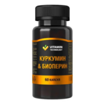 Куркумин и Биоперин (капсулы 585 мг N60) Vitamin Technology Жива Продукт Про ООО-Россия