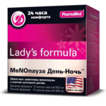 Леди-С Формула МеНОпауза Lady`s Formula MeNoпауза День-Ночь (капсулы №30 (дневная формула 600 мг № 15 +ночная формула 580 мг №15) Kelker Pharma Inc США/Фармамед АО - Россия