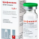 Цефинвик (порошок для приг. р-ра для внутривенного и внутримышечного введения 1 г фл. (1)) Красфарма ПАО г. Красноярск Россия