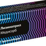 Лизиноприл Медисорб (таблетки 10 мг № 30) ГармониФарм Медисорб АО г.Пермь Россия