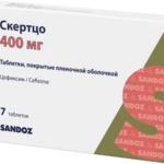 Скертцо (табл. п. плен. о. 400 мг № 7) Сандоз ГмбХ Австрия