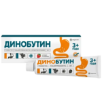 Динобутин (гель для приема внутрь с ароматом клубники 8.9 мг/г 100 г туба компл. с ложкой дозир.) Акрихин ХФК АО Россия