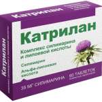 Катрилан Комплекс силимарина и липоевой кислоты (табл. п.о. №60) Квадрат-С ООО - Россия