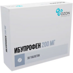 Ибупрофен (табл. п. плен. о. 200 мг № 30) Атолл ООО Озон Фарм ООО Россия