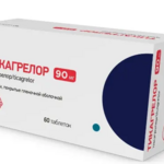 Тикагрелор (табл. п. плен. о. 90 мг № 60) Хетеро Лабс Лимитед Индия Макиз-Фарма ООО Россия