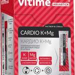 VITime Aquastick Cardio K + Mg Витайм Аквастик Кардио K + Mg (стик,саше-пакетах 2,5 мл №30) ВТФ ООО - Россия
