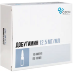 Добутамин (концентрат для приг. раствора для инфузий 12.5 мг/мл 10 мл № 10 амп. ) Атолл ООО Озон ООО г. Жигулевск Россия