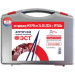 Аптечка ФЭСТ первой помощи автомобильная приказ 260н (Новая) (1 шт. футляр серый) арт.3751 ФЭСТ Предприятие ООО - Россия