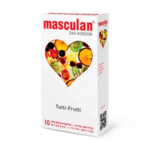 Презервативы Маскулан Тутти-Фрутти Masculan Tutti-Frutti (10 шт.) М.П.И. Фармацойтика ГмбХ Германия