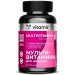 Мультивитаминный комплекс для женщин (капсулы 714 мг №100) Vitamir Витамир Квадрат-С ООО-Россия