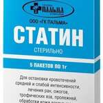 Статин Присыпка гемостатическая (порошок в пакетах 1,0 г. N5) ООО Группа Компаний Пальма - Россия