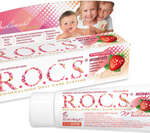 Рокс R.O.C.S. Medical Minerals Медикал минералс Гель реминерализующий Клубника вкус для детей (45 г) Россия Еврокосмед