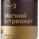 Диетелль Dietelle МАГНИЯ L-ТРЕОНАТ (капсулы массой 0,78 г №90) РУБИН ООО - Россия