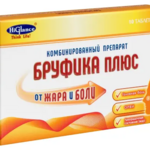 Бруфика Плюс (таблетки 400 мг+325 мг № 10) Хайгланс Лабораториз Пвт. Лтд Индия