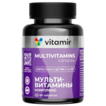 Витаминный комплекс A-Zn (Цинк) (БАД) (таблетки п.о. 743 мг №60) Витамир Vitamir Квадрат-С ООО - Россия