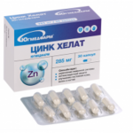 Цинк Хелат Югмедфарм (капсулы 285 мг N30) Югмедфарм ООО-Россия