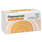 Пирацетам (табл. п. плен. о. 200 мг № 60) Реневал (Renewal) Обновление ПФК АО г. Новосибирск Россия
