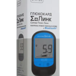 Глюкометр Глюкокард E+Линк Сигма Плюс Линк Прибор для измерения уровня глюкозы в крови/вариант поставки 2 АРКРЭЙ ООО - Россия
