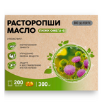 Расторопши масло BioForte Биофорте (капсулы 0,3 г №200) Натуральные масла ООО - Россия