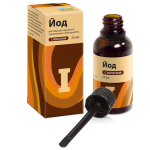 Йод (раствор для наружного применения [спиртовой] 5 % 25 мл флакон с крышкой-лопаткой) Обновление ПФК АО г. Новосибирск Россия