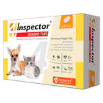 Инспектор Квадро Табс  Inspector Quadro Tabs для кошек и собак против паразитов 0,5-2 кг (таблетки N4) Экопром НПФ - Россия